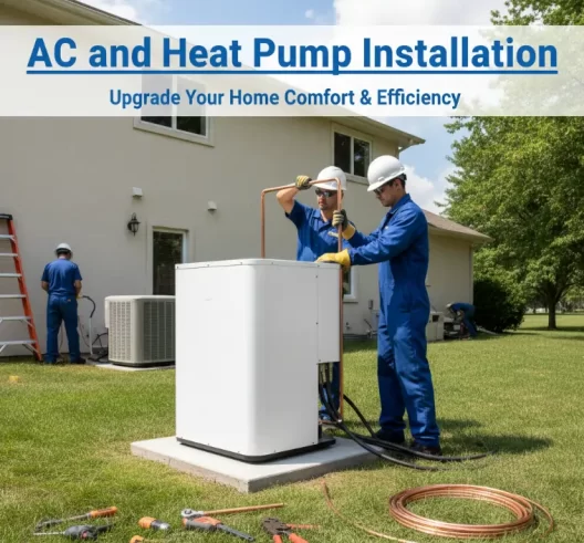 ac heat pumpm installation